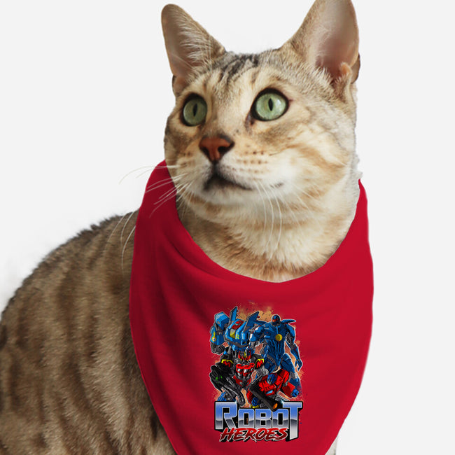 Robot Heroes-Cat-Bandana-Pet Collar-Diego Oliver