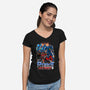 Robot Heroes-Womens-V-Neck-Tee-Diego Oliver