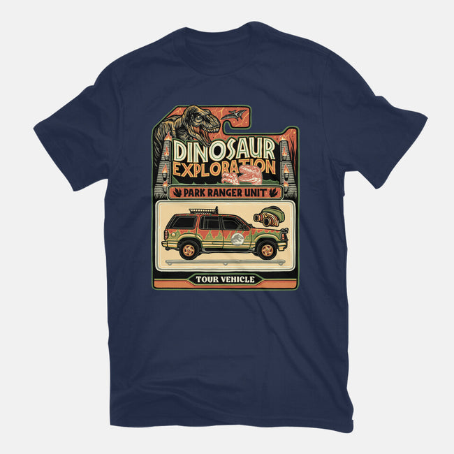 Dinosaur Exploration Vehicle-Mens-Heavyweight-Tee-glitchygorilla