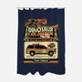 Dinosaur Exploration Vehicle-None-Polyester-Shower Curtain-glitchygorilla