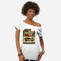 Dinosaur Exploration Vehicle-Womens-Off Shoulder-Tee-glitchygorilla