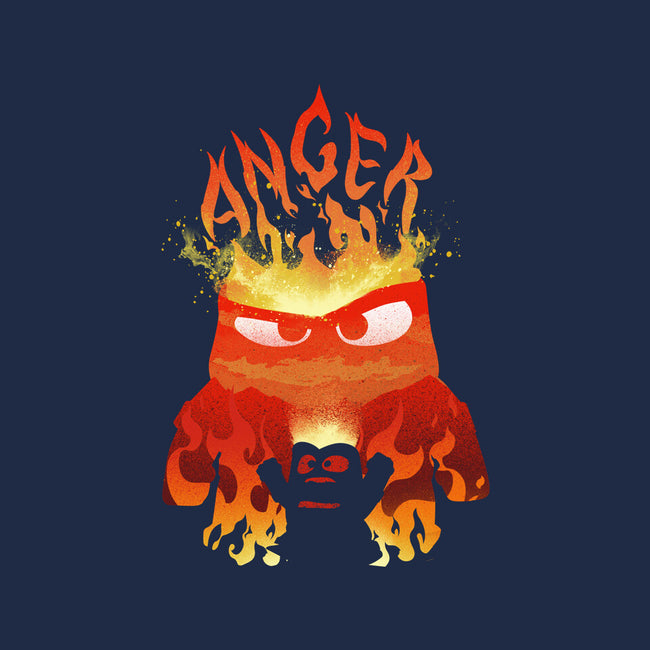 Anger Fire-None-Fleece-Blanket-dandingeroz