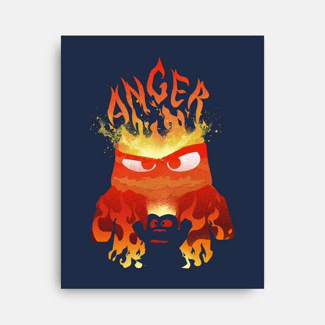 Anger Fire-None-Stretched-Canvas-dandingeroz