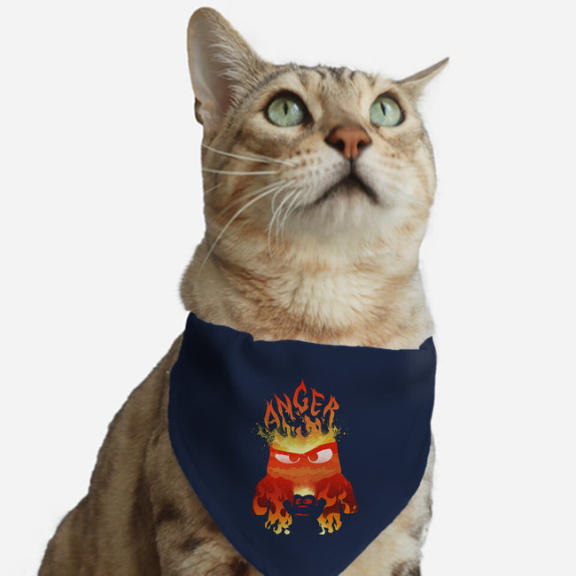 Anger Fire-Cat-Adjustable-Pet Collar-dandingeroz