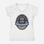 Democracy Exo Patriot Mech-Womens-V-Neck-Tee-LAGELANTEE