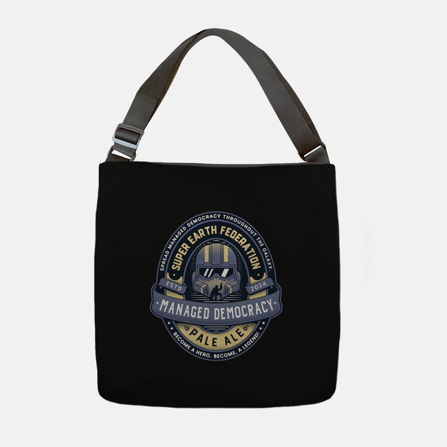 Democracy Exo Patriot Mech-None-Adjustable Tote-Bag-LAGELANTEE