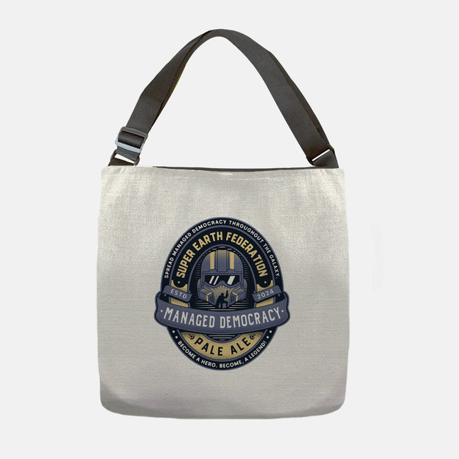 Democracy Exo Patriot Mech-None-Adjustable Tote-Bag-LAGELANTEE