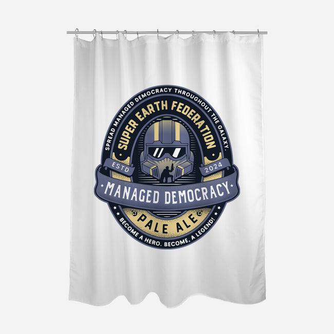 Democracy Exo Patriot Mech-None-Polyester-Shower Curtain-LAGELANTEE