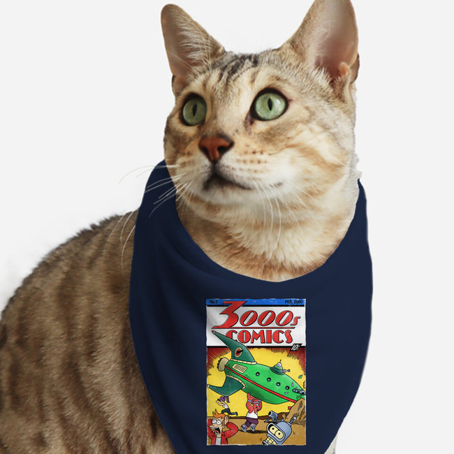 3000s Comics-Cat-Bandana-Pet Collar-Barbadifuoco