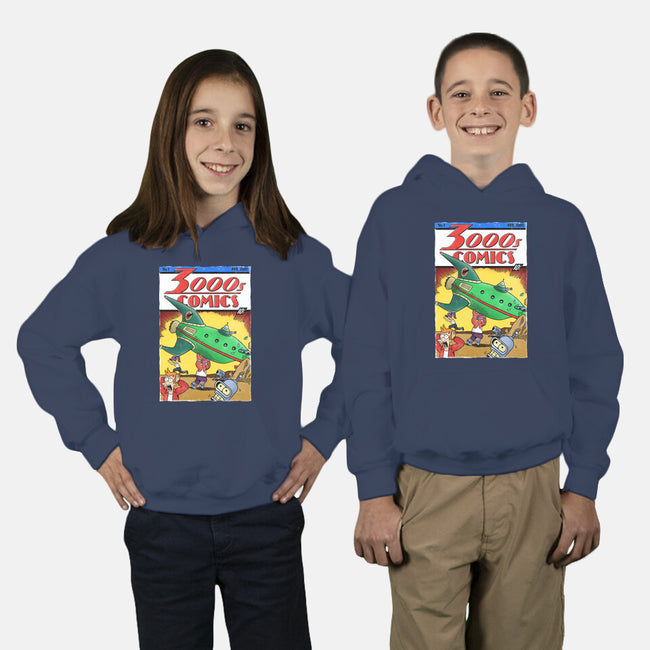 3000s Comics-Youth-Pullover-Sweatshirt-Barbadifuoco