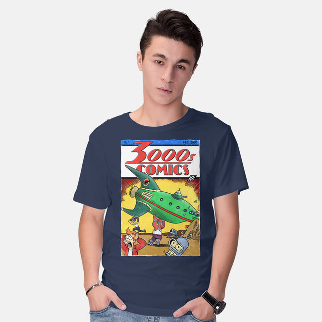 3000s Comics-Mens-Basic-Tee-Barbadifuoco