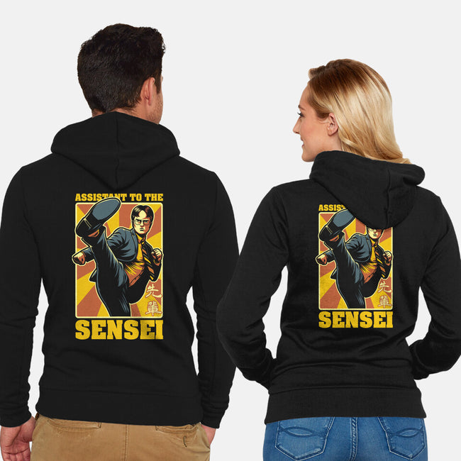 Sensei Assistant-Unisex-Zip-Up-Sweatshirt-Studio Mootant