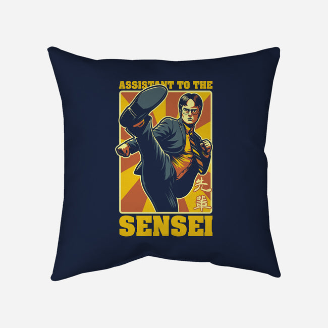 Sensei Assistant-None-Removable Cover-Throw Pillow-Studio Mootant