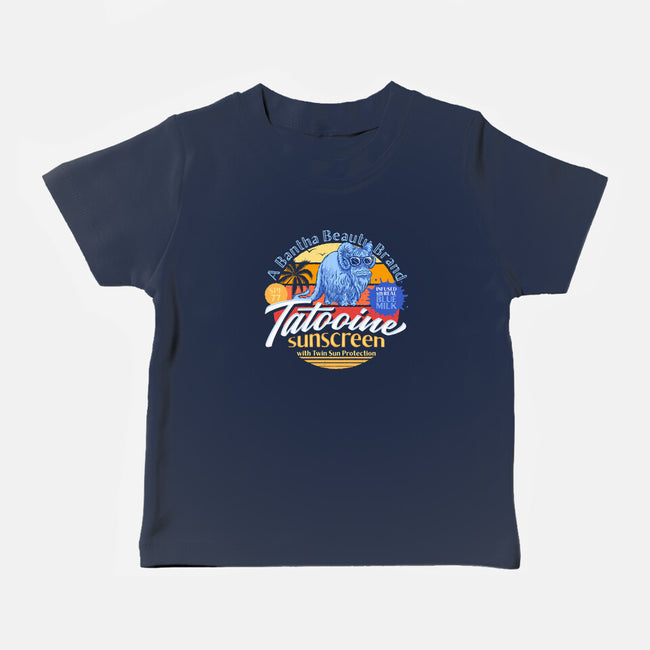 Tatooine Sunscreen-Baby-Basic-Tee-Wheels