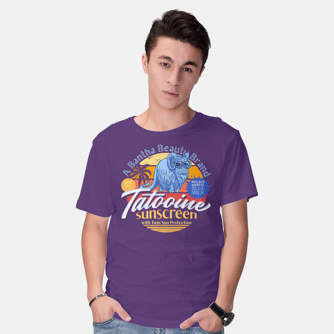 Tatooine Sunscreen-Mens-Basic-Tee-Wheels