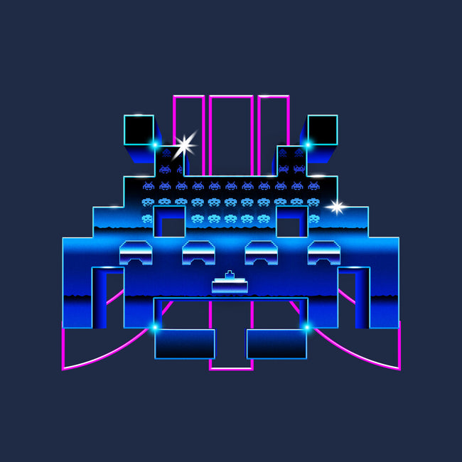 Space Retro-None-Fleece-Blanket-demonigote