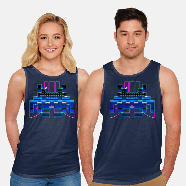 Space Retro-Unisex-Basic-Tank-demonigote