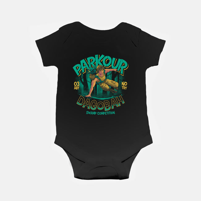 Parkour Dagobah-Baby-Basic-Onesie-teesgeex