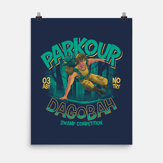 Parkour Dagobah-None-Matte-Poster-teesgeex