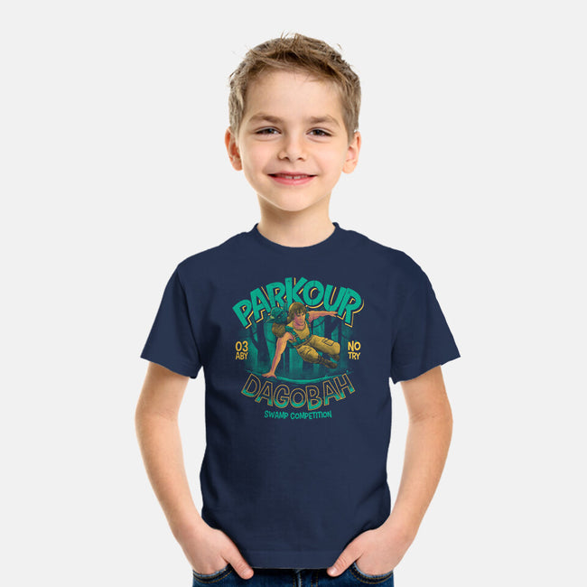 Parkour Dagobah-Youth-Basic-Tee-teesgeex