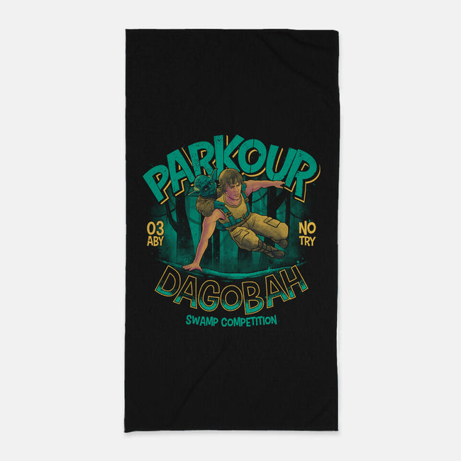 Parkour Dagobah-None-Beach-Towel-teesgeex