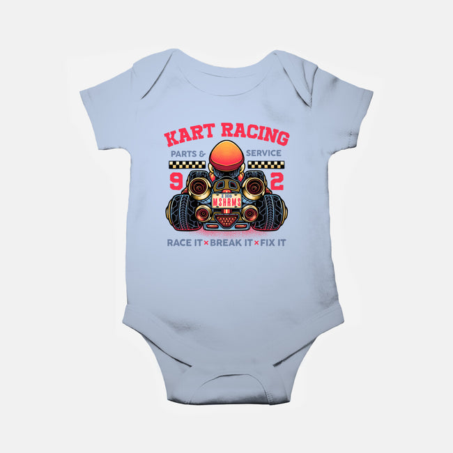 Kart Racing-Baby-Basic-Onesie-glitchygorilla