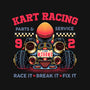 Kart Racing-Womens-Off Shoulder-Sweatshirt-glitchygorilla