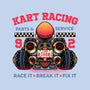 Kart Racing-None-Removable Cover-Throw Pillow-glitchygorilla