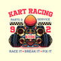 Kart Racing-None-Beach-Towel-glitchygorilla