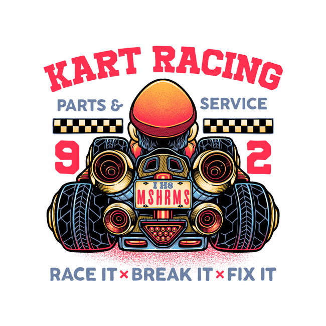 Kart Racing-Womens-Racerback-Tank-glitchygorilla