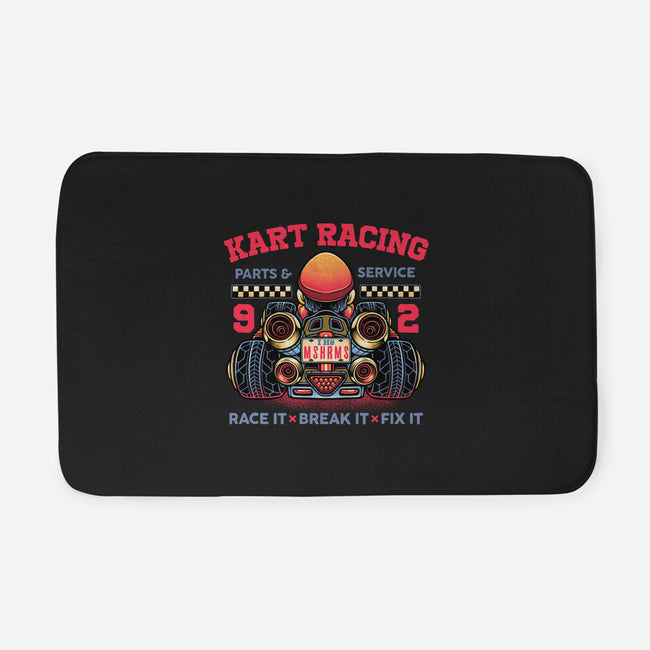 Kart Racing-None-Memory Foam-Bath Mat-glitchygorilla