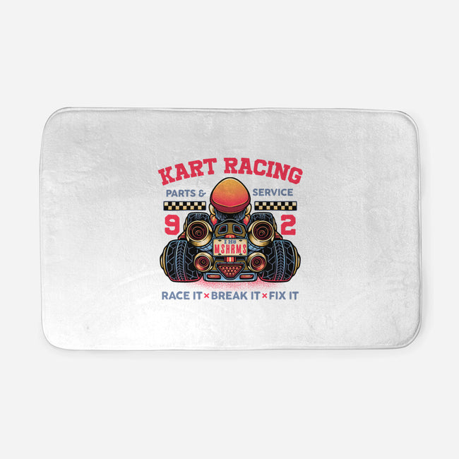 Kart Racing-None-Memory Foam-Bath Mat-glitchygorilla