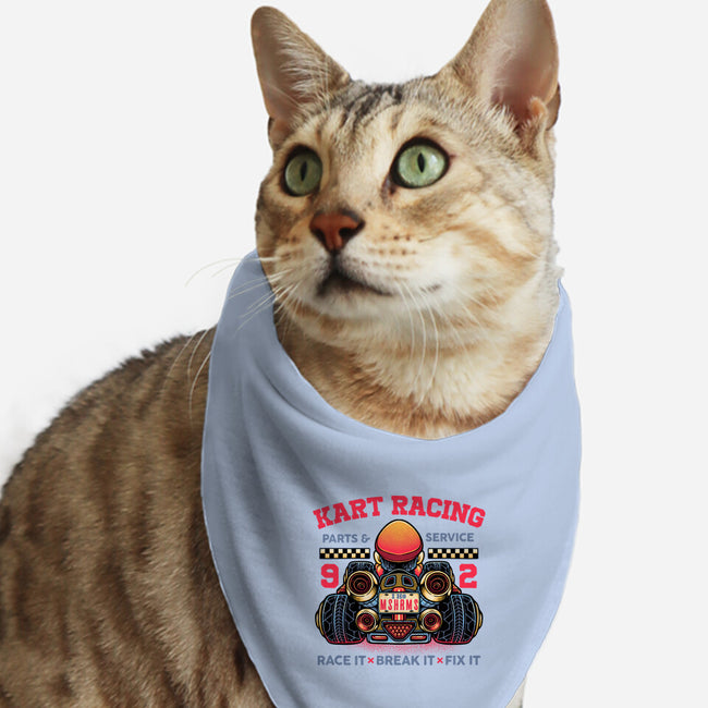 Kart Racing-Cat-Bandana-Pet Collar-glitchygorilla