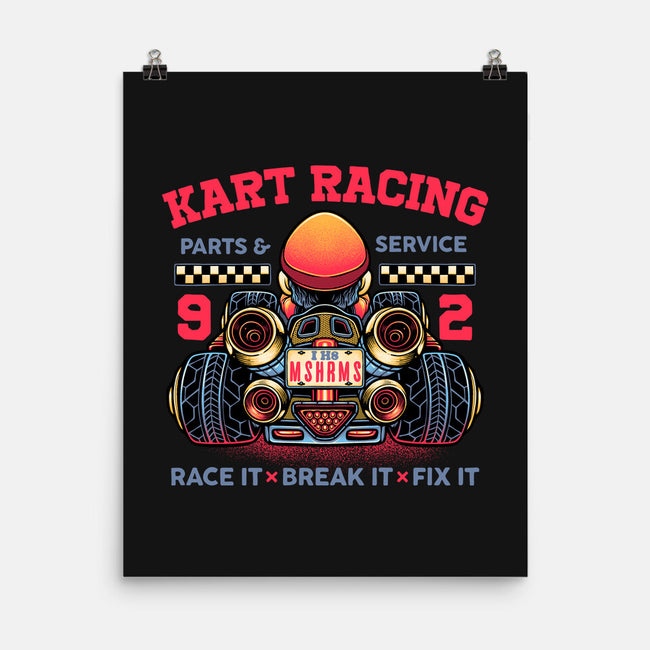 Kart Racing-None-Matte-Poster-glitchygorilla