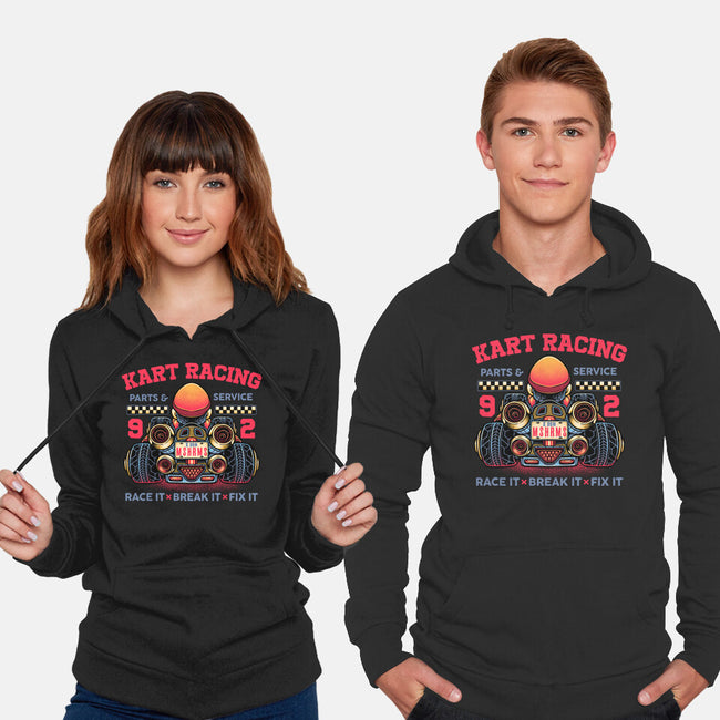 Kart Racing-Unisex-Pullover-Sweatshirt-glitchygorilla