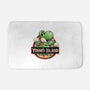 Green Dinosaur Island-None-Memory Foam-Bath Mat-glitchygorilla