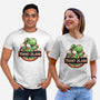 Green Dinosaur Island-Unisex-Basic-Tee-glitchygorilla