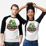 Green Dinosaur Island-Unisex-Baseball-Tee-glitchygorilla