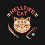 Hellfire Cat Meowster-Womens-Racerback-Tank-vp021