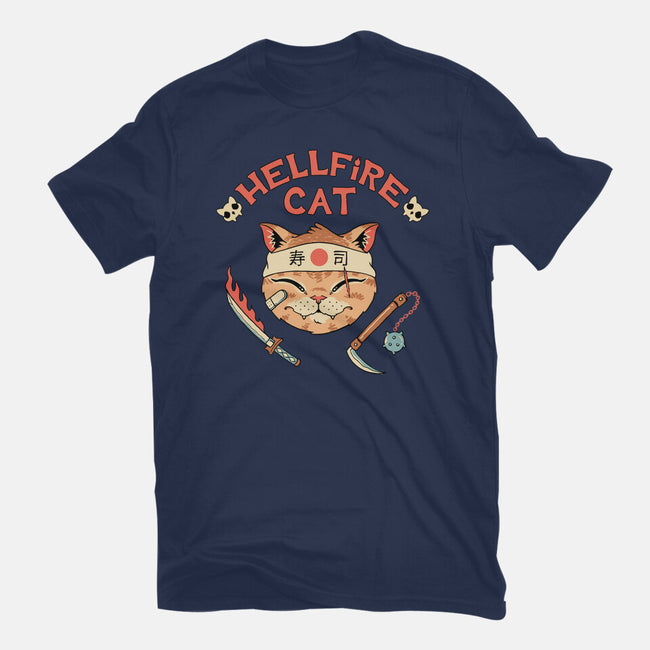 Hellfire Cat Meowster-Womens-Basic-Tee-vp021