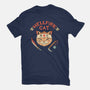 Hellfire Cat Meowster-Womens-Fitted-Tee-vp021