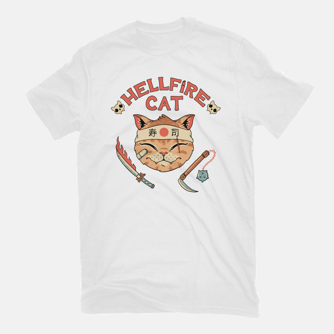 Hellfire Cat Meowster-Womens-Basic-Tee-vp021