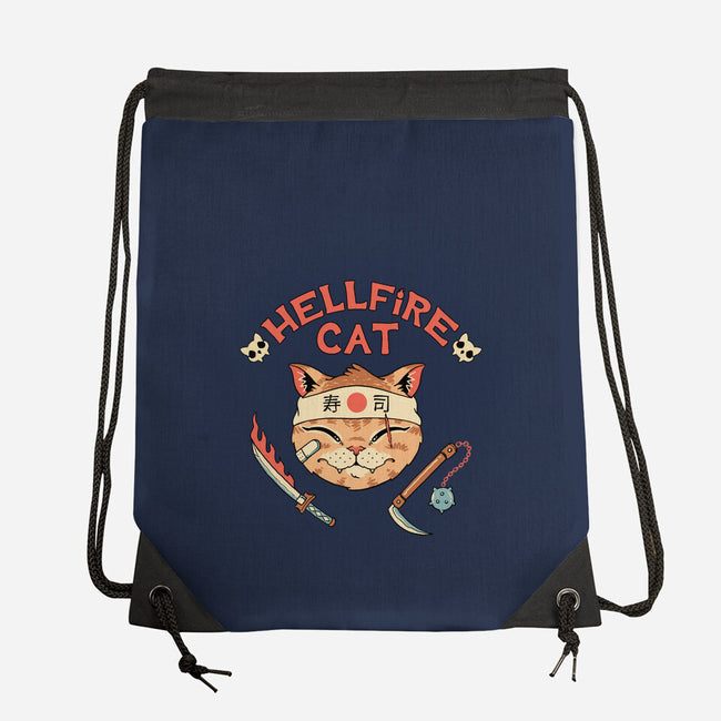 Hellfire Cat Meowster-None-Drawstring-Bag-vp021