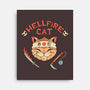 Hellfire Cat Meowster-None-Stretched-Canvas-vp021