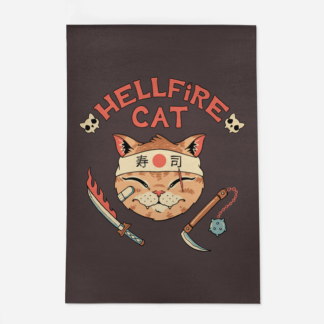 Hellfire Cat Meowster-None-Outdoor-Rug-vp021