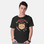 Hellfire Cat Meowster-Mens-Basic-Tee-vp021