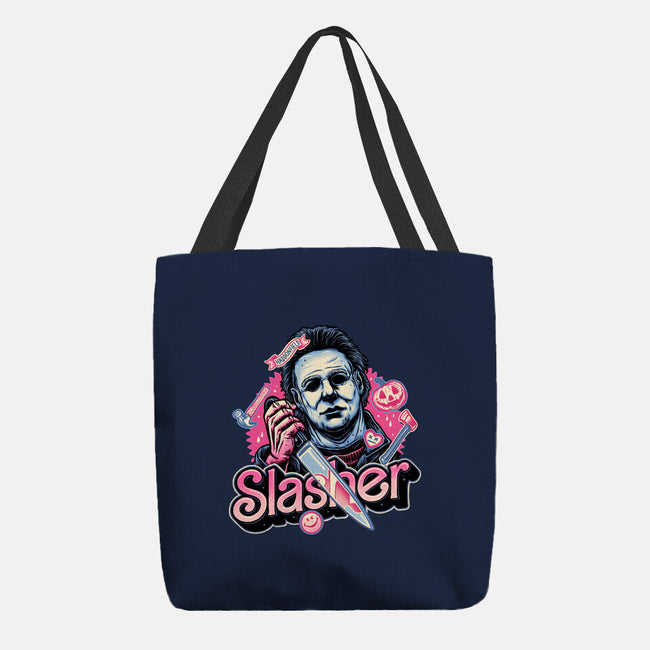 Slasher Love-None-Basic Tote-Bag-glitchygorilla