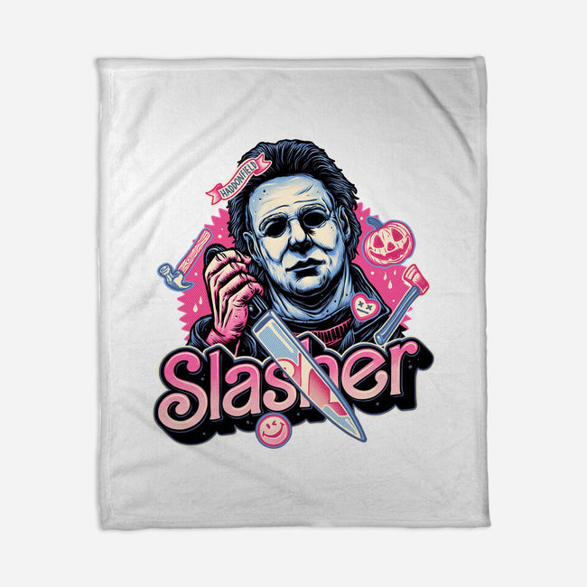 Slasher Love-None-Fleece-Blanket-glitchygorilla