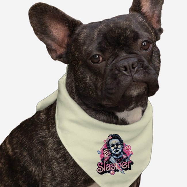 Slasher Love-Dog-Bandana-Pet Collar-glitchygorilla