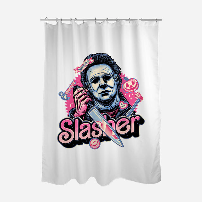 Slasher Love-None-Polyester-Shower Curtain-glitchygorilla